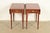 A gorgeous pair of Georgian or Regency style Pembroke nightstands, tea tables, or side tables By Henkel Harris USA, Circa...