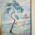 Vintage Serene Chinese Watercolor Painting - Gilt Bamboo Frame For Sale In Dallas - Image 6 of 12