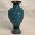 Antique Intricate Scroll and Floral Design Chinese Cloisonné Turquoise Vase For Sale - Image 4 of 12
