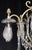 Metal Antique Louis XV Crystal & Brass Chandelier For Sale - Image 7 of 12