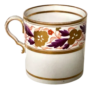 Spode Coffee Can Cup English Porcelain Georgian 1810 C.