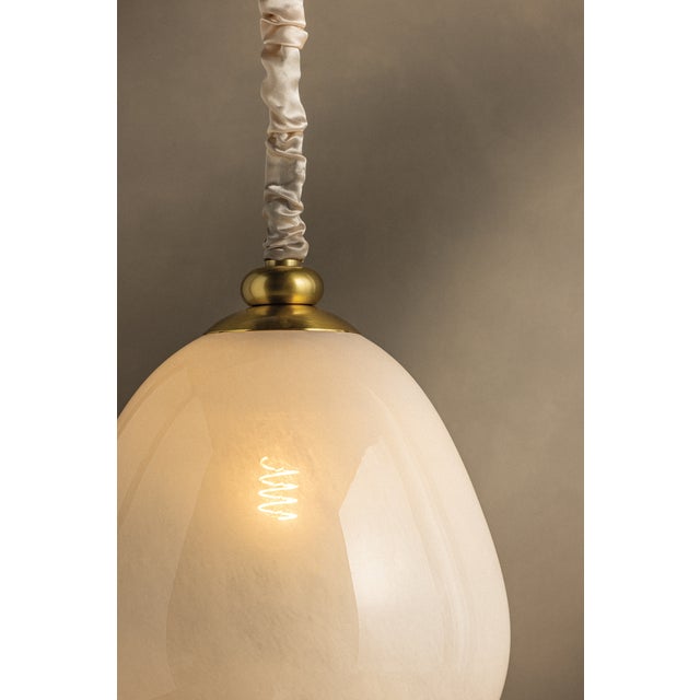 Mitzi Remi 11.5 in. 1 Light Pendant in Aged Brass Finish For Sale - Image 14 of 14