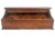 English English 19th C Mahogany & Reverse Painted Glass 3 Jar Desk Inkwell For Sale - Image 3 of 16