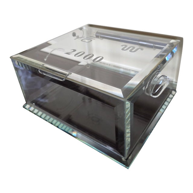 Rare King Ranch & Y O Bar Crystal Humidor #1/25 For Sale