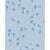 Contemporary Sample - Wild Iris Wallpaper by Susan Hable in Blue For Sale - Image 3 of 3