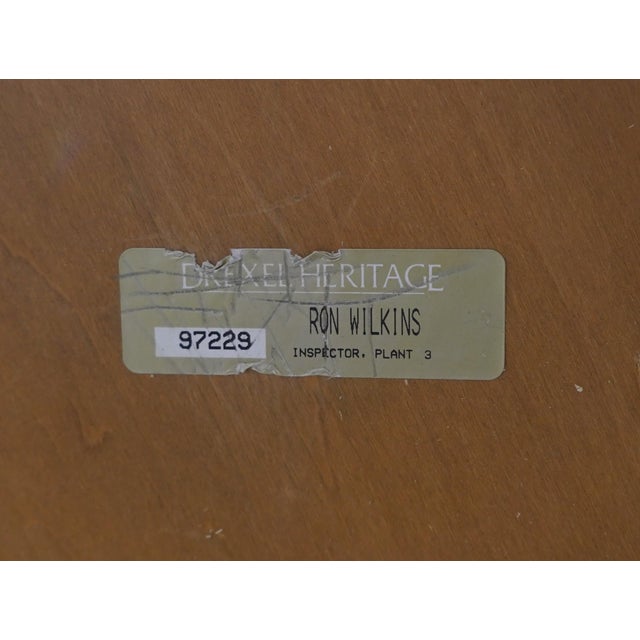 Drexel Heritage Round Regency Style Marble Top Table For Sale - Image 15 of 15