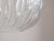 Vintage Danish Rippled Glass Pendant Lamp For Sale - Image 4 of 6