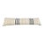 Turkish Hemp Pillow Cushion Natural Beige Black Cushion Cover 12"x46" For Sale
