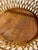 Vintage French Handwoven Star Shape Rattan Basket With Handle – Folk Art Decorative Bowl For Sale - Image 10 of 11