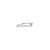 Early 21st Century Marquise Cut Diamond Contemporary Soliatire Ring Wave Band Size 5.5 in 14k White Gold For Sale - Image 5 of 14