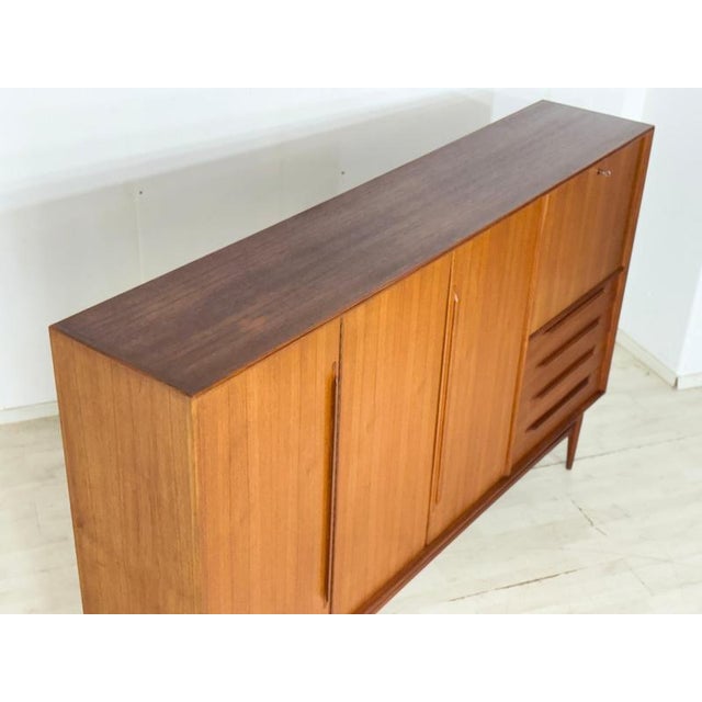 Mid-Century Modern Teak Highboard, 1960s For Sale - Image 13 of 18