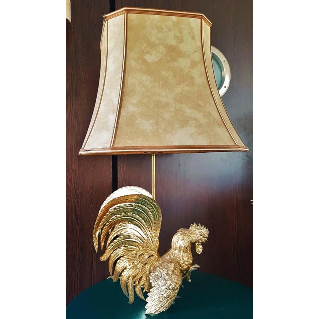 Brass Rooster Table Lamps, 1960s, Set of 2 For Sale - Image 15 of 18