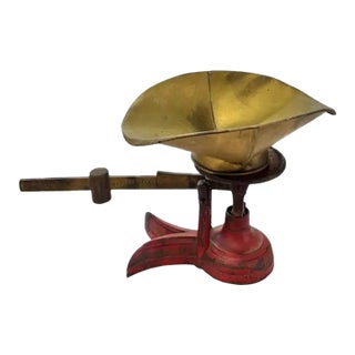 Antique Iron and Brass Scale For Sale