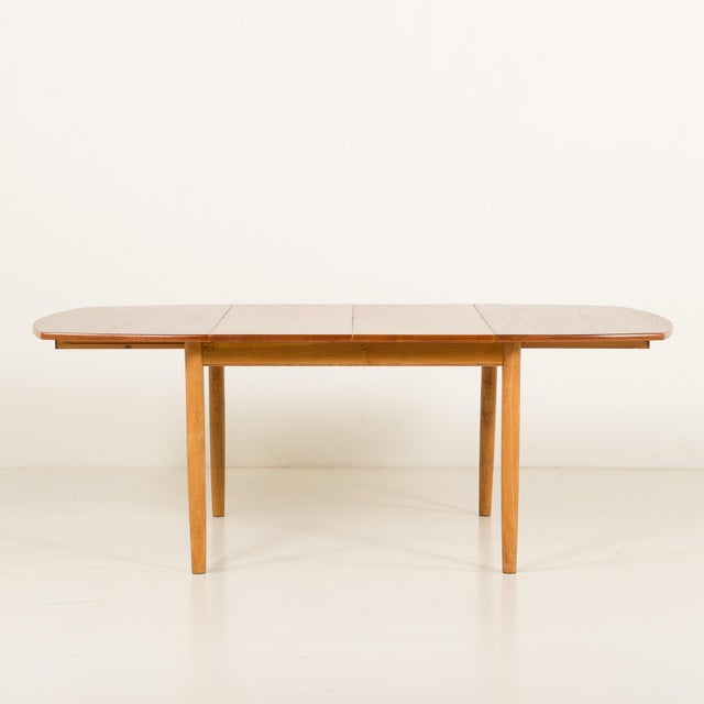 Mid-Century Modern Teak Table with Hidden Leaves by William Watting for Fristho, 1950s For Sale - Image 17 of 18