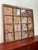 Vintage Architectural Slag Glass Window Frame For Sale - Image 4 of 8
