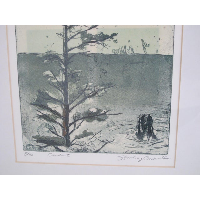 American Stirling Gorsuch Limited Edition Oregon Coast Tree Landscape Print Conduit For Sale - Image 3 of 7