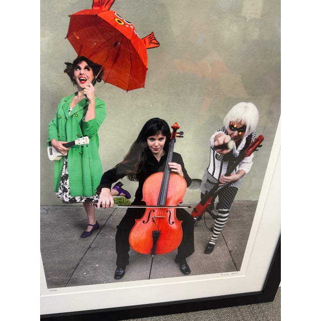 2010s Elsa Hahne Framed Mardi Gras Helen Gillet Photograph + Signed, Edition 1/100 For Sale - Image 5 of 12