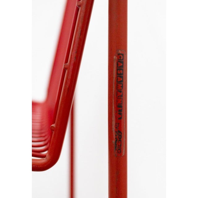 Casamania Iron Chairs by Frezza, 1980s, Set of 4 For Sale - Image 9 of 13