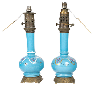 Napoleon III Table Lamps, Set of 2