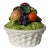 Vintage Fruit Pyramid Decorative Bowl For Sale