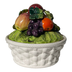 Vintage Fruit Pyramid Decorative Bowl