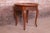 Mid 20th Century Baker Furniture French Provincial Louis XV Carved Oak Tea Table, Circa 1960s For Sale - Image 5 of 13