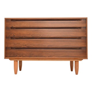 Vintage Danish Teak Chest of Drawers attributed to Ib Kofod Larsen for Faarup Møbelfabrik, 1960 For Sale