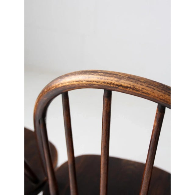 Antique Windsor Dining Chairs Set of 4 For Sale - Image 11 of 13