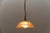 1960s Amber-Colored Embossed Glass Lamp by Peill & Putzler, Germany, 1960s For Sale - Image 5 of 14