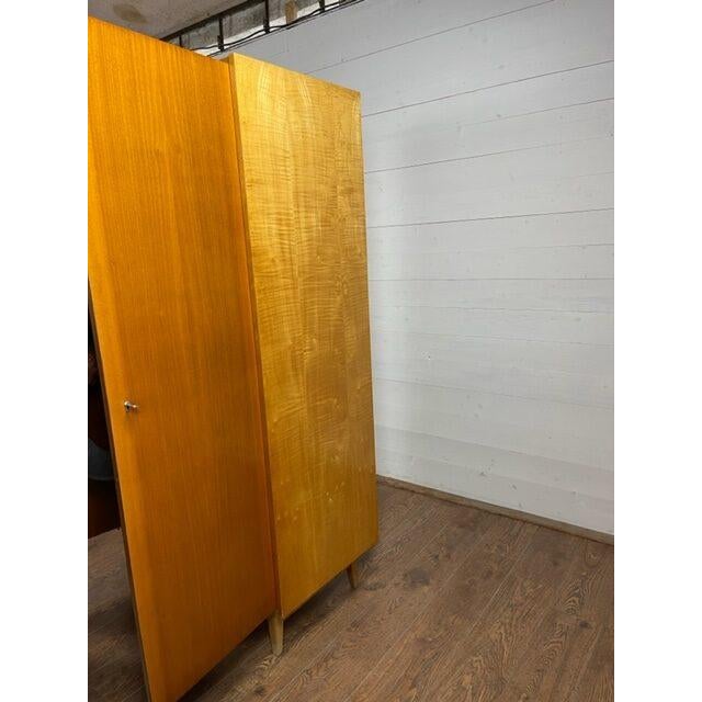 Vintage Two Door Closet by Primslove Kombinat Bratislava, 1965 For Sale - Image 6 of 9