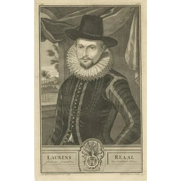 Balen, Laurens Reaal: Eminent Governor-General of the VOC in the Dutch East Indies, 1724, Print For Sale - Image 6 of 6