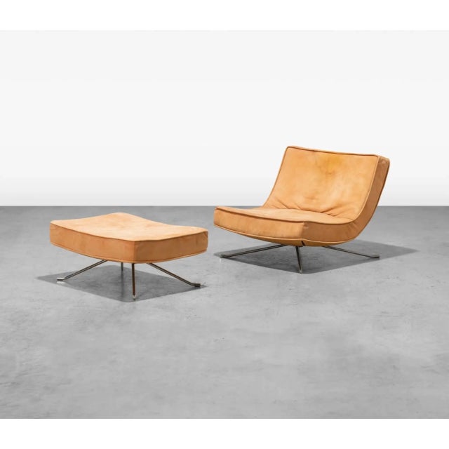 Postmodern Vintage ‘Pop’ Lounge and Ottoman by Christian Werner for Lignet Roset, 1990s For Sale - Image 3 of 6