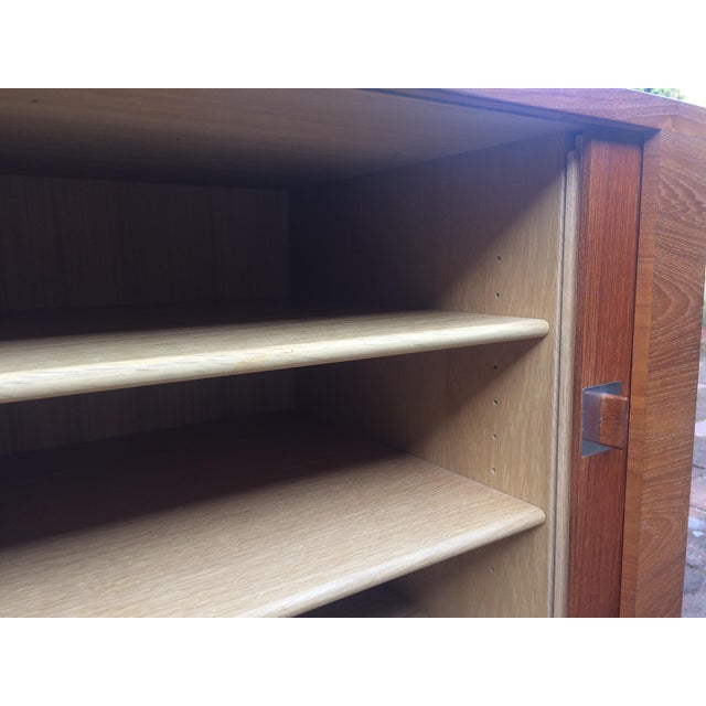 1960s Mid Century Hans Wegner Presidential Teak Credenza For Sale - Image 5 of 11