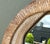 Wood Vintage Textured Woven Rattan Mirror For Sale - Image 7 of 12