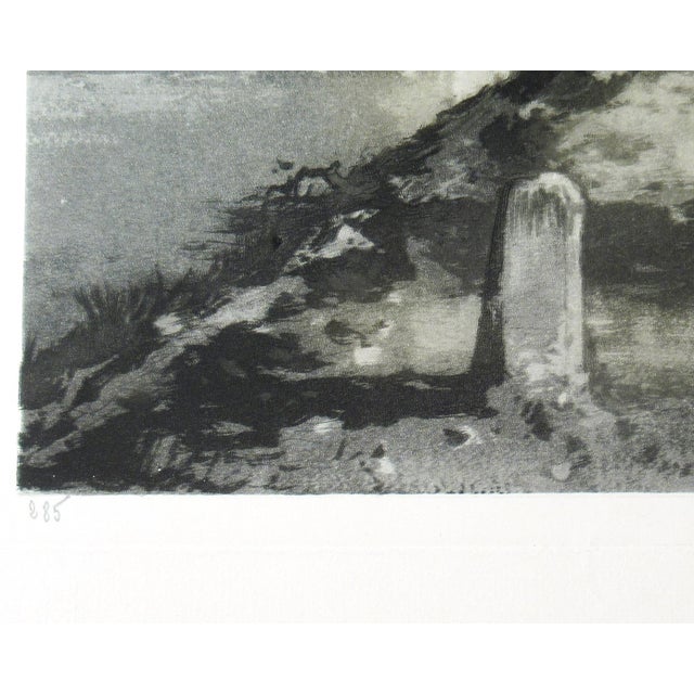 Ferdinand Jean Luigini, Cheveaux Tirant une Peniche (Horses pulling a Barge), Circa 1920 For Sale In San Francisco - Image 6 of 7