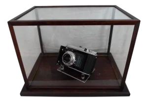 Mid 20th Century Voigtlander Perkeo I Folding Camera in Display Case