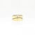 Vintage Mid-Century Modernist Paul Lobel Mixed Metal Gold/Silver Cigar Band Ring For Sale In Philadelphia - Image 6 of 10