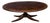 Traditional Oval Mahogany Cocktail Table by Leighton Hall - Showroom Sample For Sale
