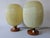 Table Lamps in Glass and Wood, 1960s, Set of 2 For Sale - Image 3 of 15