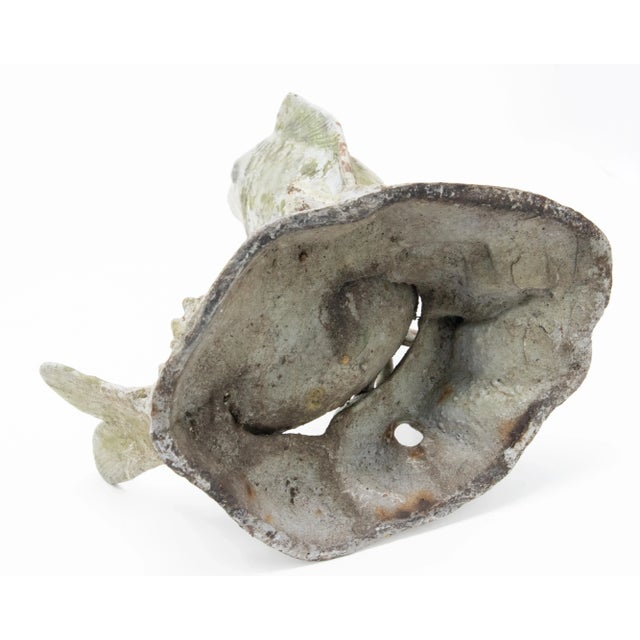 Metal Metal Fish Fountain Head 20th Century Cast For Sale - Image 7 of 11
