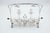 Cruet with Silver Structure and Colorless Glass For Sale - Image 5 of 5