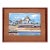 Mid Century Mexico Cathedral Watercolor Landscape by Eugenia Frances Baker McComas For Sale