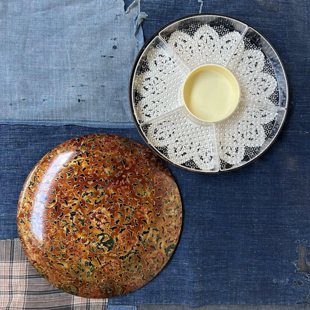 1960s Vintage Japanese Serving Dish in Lacquer Technique, 1960s For Sale - Image 5 of 17