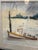 Sanford Brooks Mid Century Harbor Scene Watercolor Painting, Signed For Sale - Image 9 of 12