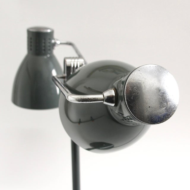Vintage French Double-Shade Desk Lamp from Jumo, 1940s For Sale - Image 16 of 18