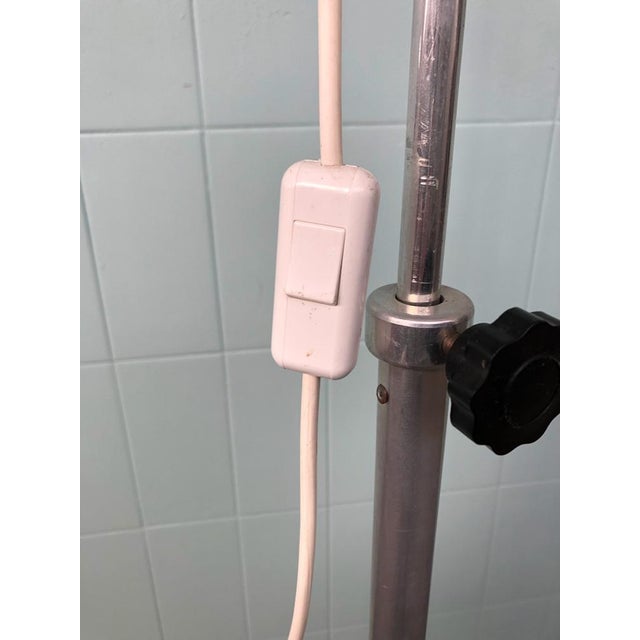 Mid-Century Modern Industrial Studio Study Lamp in Steel & Aluminum, Italy, 1950s For Sale - Image 3 of 18