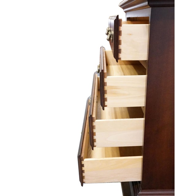Wood Thomasville Furniture Collector's Cherry Traditional Style 28" Four Drawer Nightstand 10111-818 For Sale - Image 7 of 12