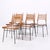 Mid-Century Modern Paul McCobb for Planner Group Mid Century Maple and Iron Shovel Dining Chairs - Set of 6 For Sale - Image 3 of 12