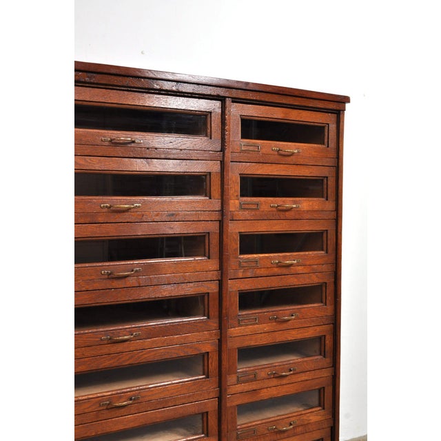 Antique Haberdashery Chest of Drawers in Oak, 1880s For Sale - Image 6 of 12