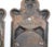 Early 20th Century Pair of Victorian Cast Iron Sargent Pocket Door Plates For Sale - Image 5 of 6